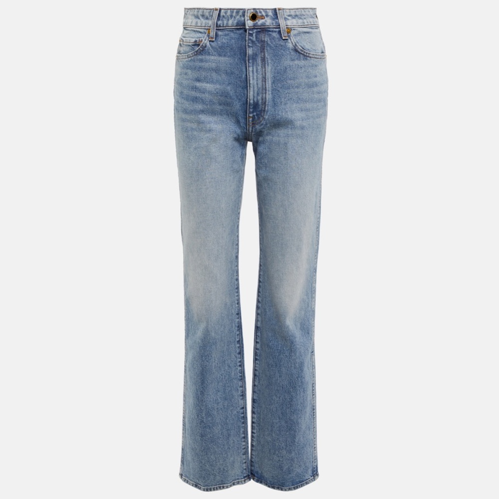 KHAITE Danielle high-rise straight jeans Size 29 - Picture 5 of 12